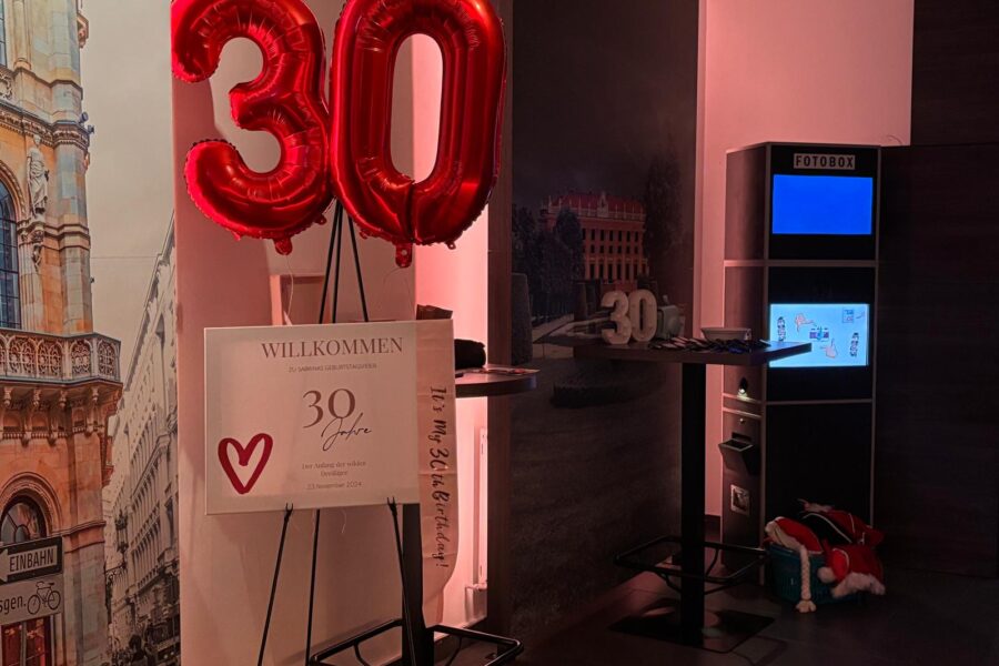 Nordberg Wien 30er Feier Eventlocation Fotobox